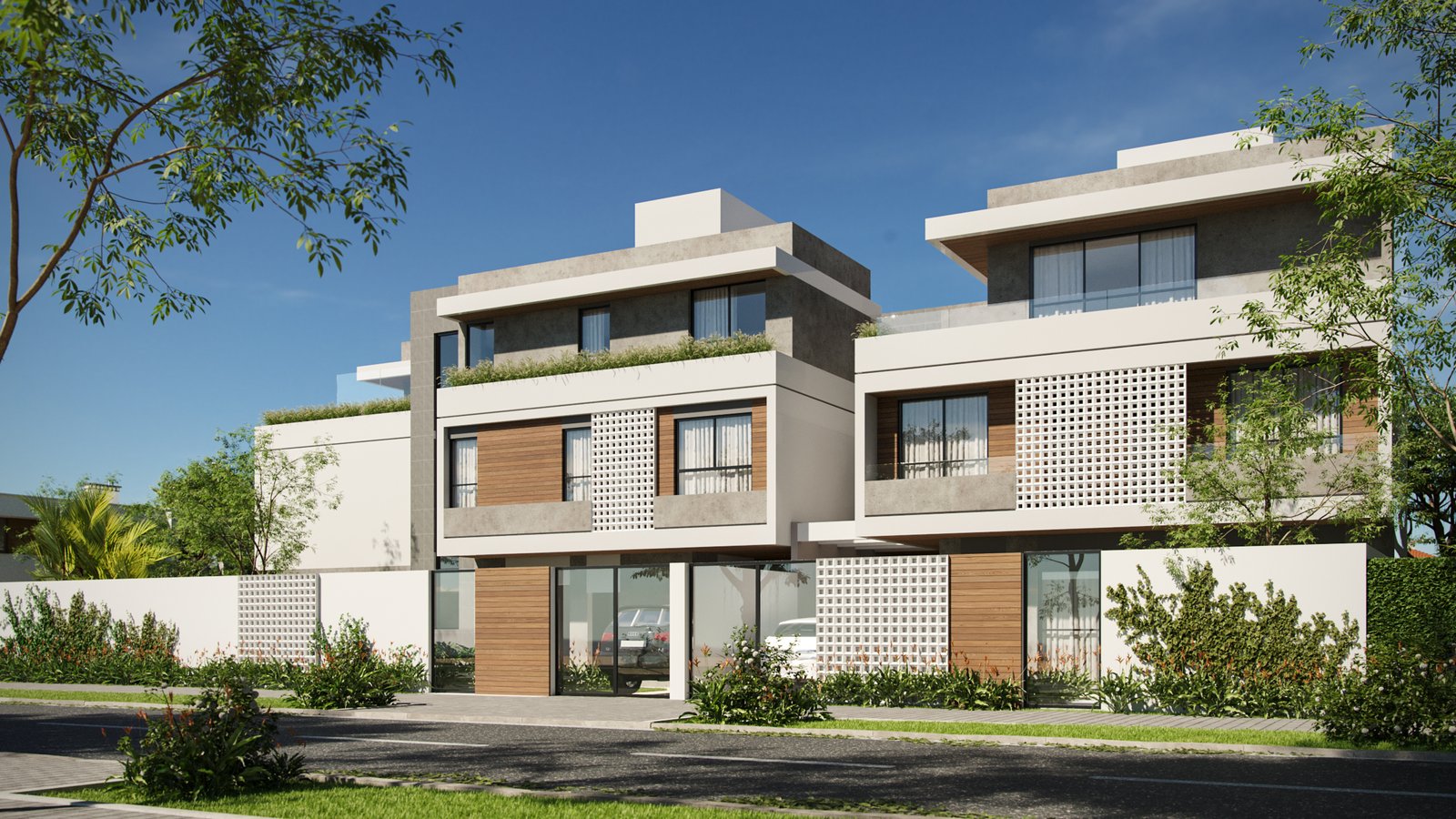 Área externa do Residencial Sunset 6