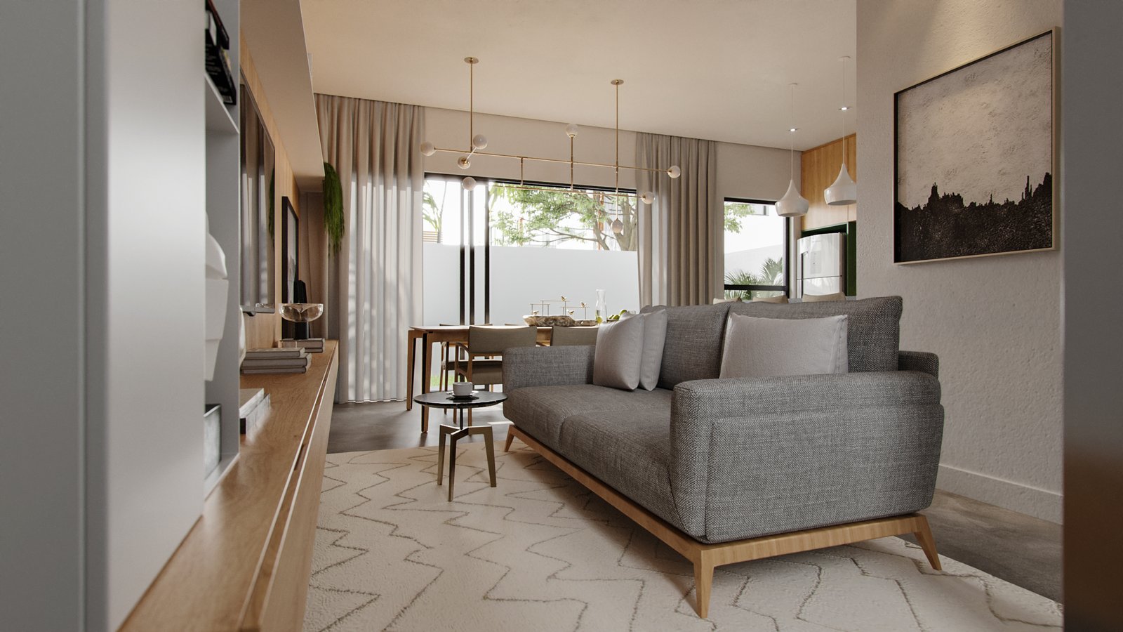 Área de integração do Residencial Sunset 6